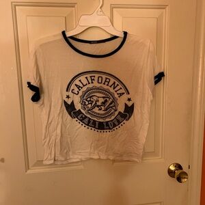 Love Culture White Tee with Black Trim